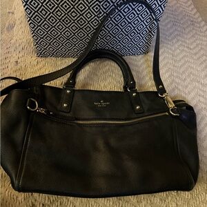 Kate Spade Black Leather Shoulder Bag